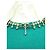 Mary Katrantzou Jersey de lana verde con cuello blanco y adornos - vista 5