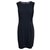 Elie Tahari Marineblaues Kleid mit Laser Cut-Design Polyester  ref.308058