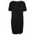 Elie Tahari Petite robe noire avec petite ouverture devant Coton  ref.308072