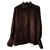 Chanel blouse Brown Silk  ref.308260