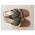 Ballin Brown Leather Mules with Pink Glass Buckle - view 9