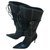 Casadei Boots Black Leather  ref.308336