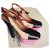 Yves Saint Laurent YSL Obession heels Multiple colors Suede Leather Satin  ref.308339