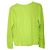 Bonpoint Suéter verde neon com decote em V - vista 2