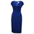 Reiss Elektrisch blaues Kleid Viskose  ref.308383