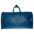 Borsa da viaggio Keepall Louis Vuitton 55 in pelle Epi blu cobalto  ref.308448