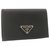 PRADA wallet Black Synthetic  ref.308497