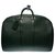 Charming Louis Vuitton Helanga travel bag in green taiga leather  ref.308520