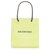 Cartable Balenciaga Jaune XXS Shopping Cuir Veau façon poulain Noir  ref.308731