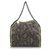 Stella Mc Cartney Stella McCartney Gray Falabella Fold-Over Tote Bag Grey Yellow Cloth  ref.308800
