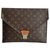 Louis Vuitton Bolso flap Marrom  ref.309098