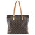 Louis Vuitton Cabas Mezzo Monogram Canvas Brown Leather  ref.309186