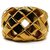 Logotipo da Chanel Golden 90Pulseira 's Dourado Metálico Metal  ref.309389
