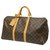 Louis Vuitton Brown Monogram Keepall 50 Leather Cloth  ref.309527