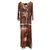 Jean Paul Gaultier Abiti Marrone Cotone  ref.309709