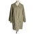 BURBERRY PRORSUM Cappotto dritto impermeabile kaki beige chiaro T48 Cotone  ref.310000