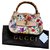 Gucci flore Cuir Toile Multicolore  ref.310007