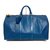 Louis Vuitton Keepall 50 Blue Leather  ref.310015