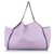 Stella Mc Cartney Stella McCartney Purple Falabella Fold-Over Tote Bag Metal Cloth  ref.310145