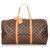 Louis Vuitton Brown-Monogramm-Sac Souple 55 Braun Leder Leinwand  ref.310170
