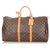 Louis Vuitton Brown Monogram Keepall 55 Leather Cloth  ref.310185