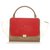 Céline Celine Red Trapeze Tricolor Leather Handbag Multiple colors Suede Pony-style calfskin  ref.310278