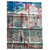 Hermès Square Hermes 90 cm Grand Prix du Faubourg Blue Silk  ref.310286