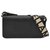 Stella Mc Cartney Geldbörse mit Riemen aus schwarzem Öko-Softleder Synthetisch Kunstleder  ref.310361