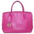 Dior Open Bar Pink Leather Tote  ref.310426