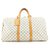Louis Vuitton Fuori produzione Damier Azur Keepall 50 Borsone Pelle  ref.310465