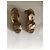 Zeppe Jimmy Choo in Pelle Glitterata Beige Oro D'oro - vista 2