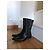 Botas Vero Cuoio de couro preto 35 - vista 8