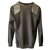 Trussardi Sweaters Black Leather Wool  ref.310644