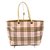 Burberry-Einkaufstasche Pink Leinwand  ref.310763