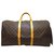 Louis Vuitton Keepall 60 Marrone Tela  ref.310946