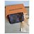 Pochette Louis Vuitton Vivienne Marrone Pelle e Tela - vista 3