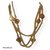 Coco Crush Chanel Collier long ceinture à motif CC Plaqué or Bijouterie dorée  ref.311093