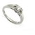 CARTIER DIAMANT SOLITAIRE BALLERINA T RING 50 IN PLATINUM RING CERTIFICATE Silvery  ref.311116