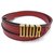 NEUF CEINTURE CHRISTIAN DIOR D-FENCE T80 EN CUIR ROUGE NEW RED LEATHER BELT  ref.311121