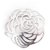 Other jewelry CHANEL CAMELIA BROOCH IN SOLID SILVER 23.2 GR + STERLING SILVER BROOCH BOX Silvery  ref.311142