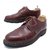 PARABOOT BERBY AZAY SHOES 7.5 41.5 BROWN LEATHER SHOES  ref.311159