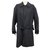 Hermès NEW HERMES PT LONG COAT92DBA L 52 GRAY WOOL COTTON NEW COAT JACKET Grey  ref.311175