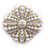 Other jewelry CHANEL CC LOGO PEARLS & RHINESTONES BROOCH IN GOLD METAL PEARLS GOLDEN BROOCH  ref.311198