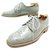 HESCHUNG DERBY OPALYS FLORAL TOE SHOES 5 39 GRAY PATENT LEATHER SHOES Grey  ref.311204