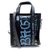 NEUF SAC A MAIN BALENCIAGA BAZAR SHOPPER XXS GRAFFITI 513988 BANDOULIERE Cuir Noir  ref.311312