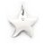 DODO POMELLATO NECKLACE STAR FISH PENDANT STELLA IN SOLID SILVER Silvery  ref.311348
