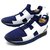 Hermès NEW HERMES SNEAKERS PLAYER SHOES 39.5 BLUE CANVAS SNEAKERS WHITE LEATHER  ref.311355