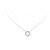 NEW DINH VAN NECKLACE WITH WHITE GOLD PRINT 18K AND DIAMONDS + NECKLACE BOX Silvery  ref.311356
