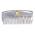 Hermès NEW COMB HERMES CLOU SELLIER IN SILVER TIN NEW TIN SILVER COMB HAIR Silvery  ref.311398