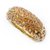 CHAUMET CAVIAR T RING51 ouro amarelo 18ANEL DE SAFIRA OURO K & SAPPHIRES ORANGE Dourado  ref.311441